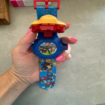 Reloj Proyección 3D Héroes de la Patrulla Canina - Paw Patrol