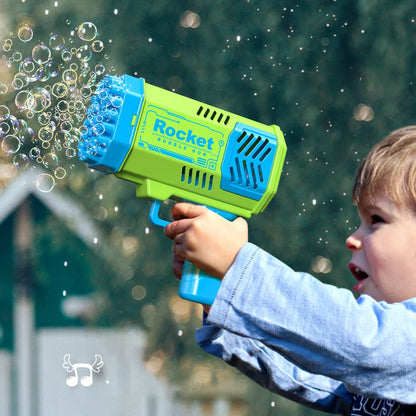 Rocket bubble gun