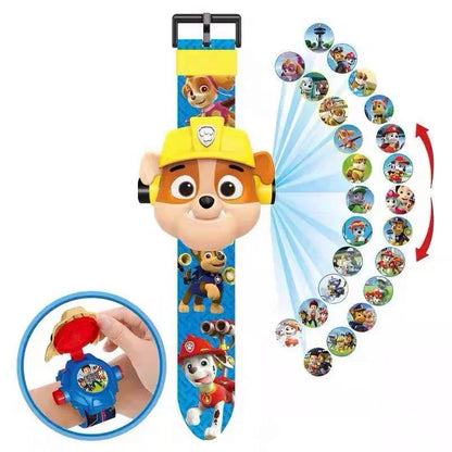 Reloj Proyección 3D Héroes de la Patrulla Canina - Paw Patrol