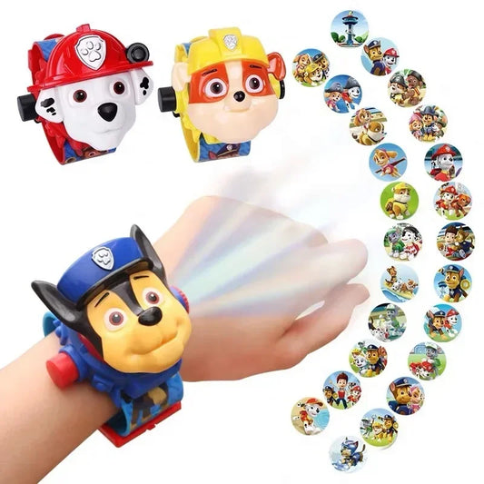 Reloj Proyección 3D Héroes de la Patrulla Canina - Paw Patrol