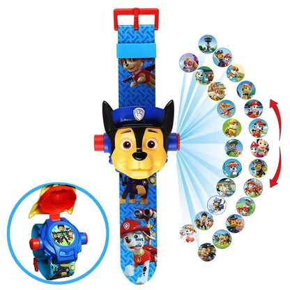 Reloj Proyección 3D Héroes de la Patrulla Canina - Paw Patrol