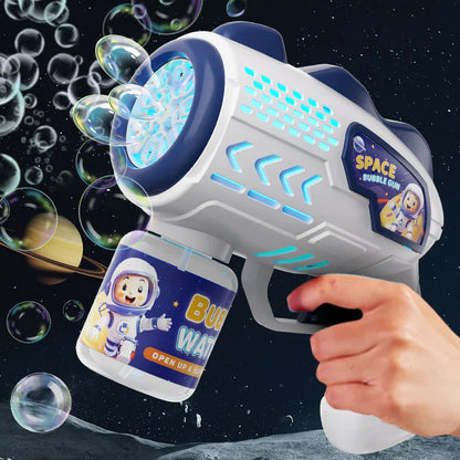 Explorador Espacial: Pistola de Burbujas con Luz LED