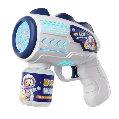 Explorador Espacial: Pistola de Burbujas con Luz LED