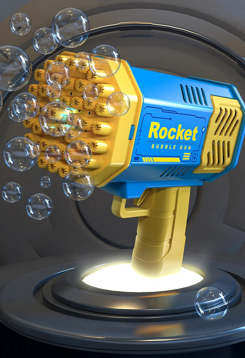 Rocket bubble gun