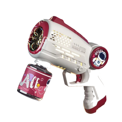 Space explorer: Bubble gun with LED light